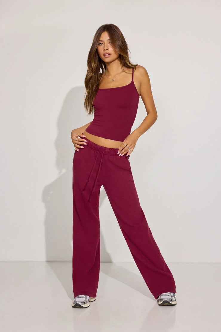 Sour Cherry Top & Sweats Set