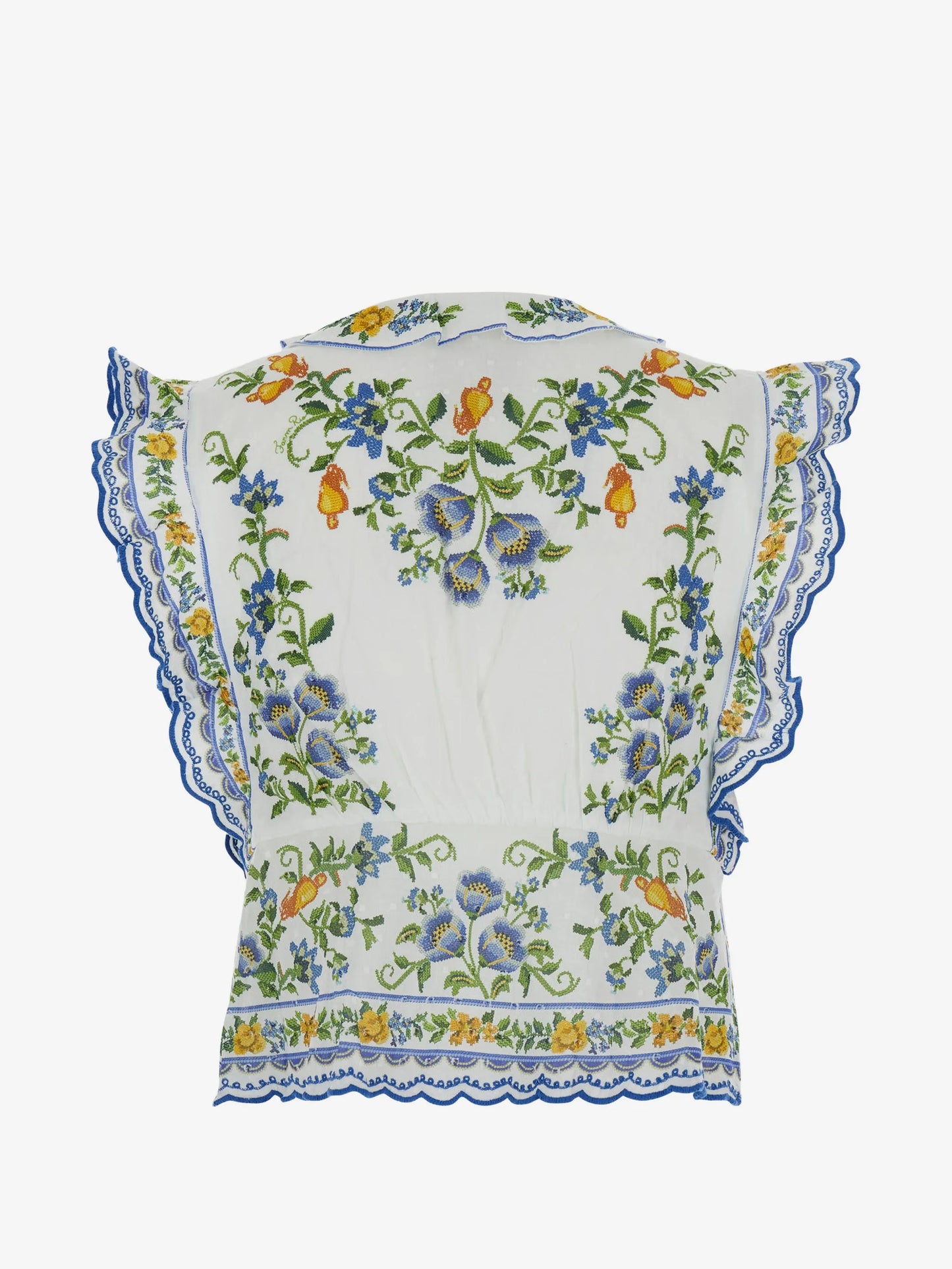 Emily Floral Tapestry Blouse