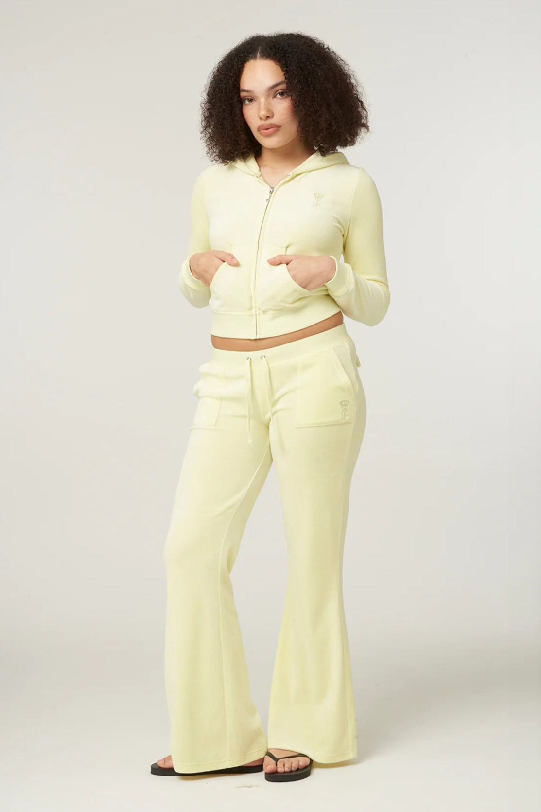 Velour Track Suit Set