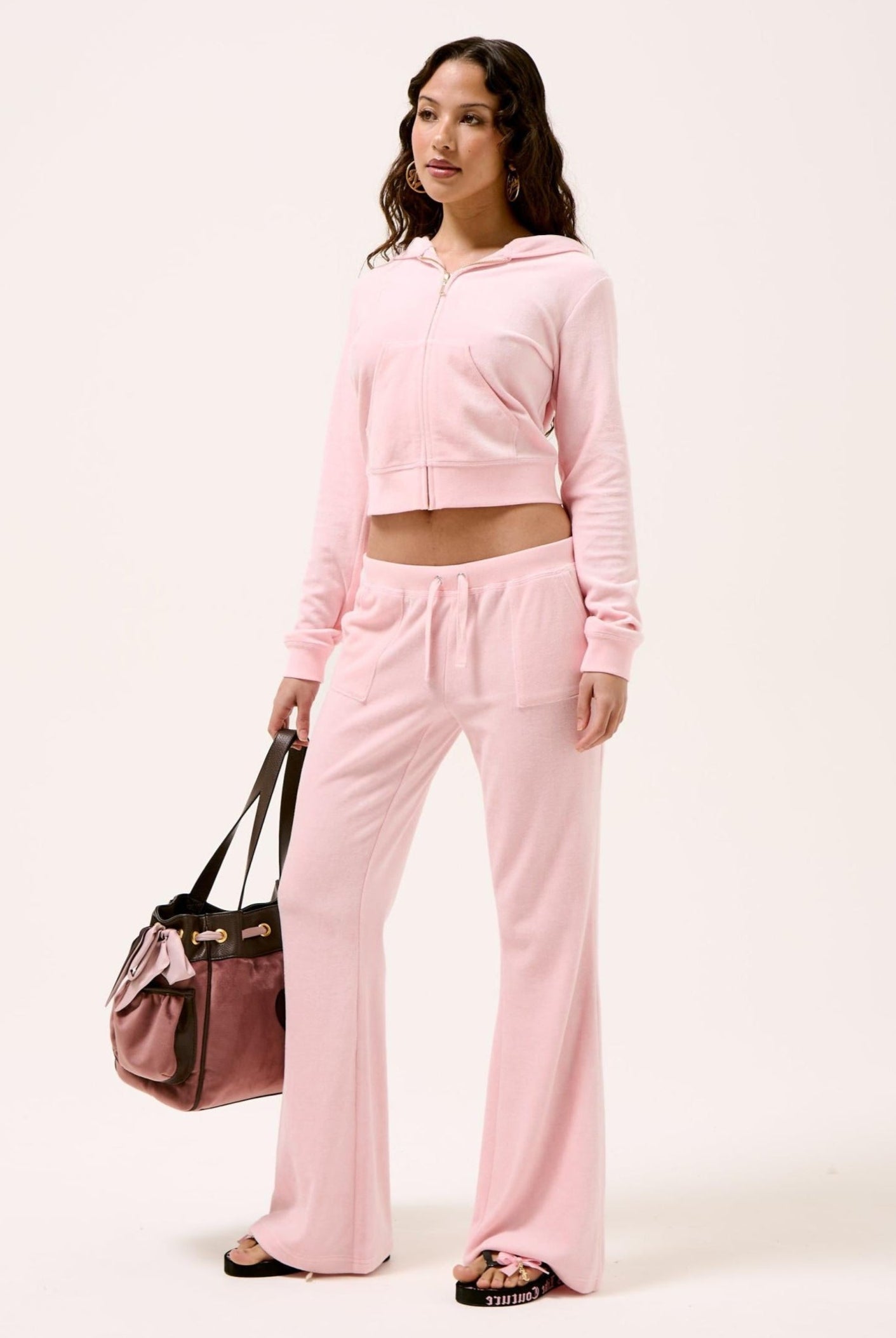 Velour Track Suit Set