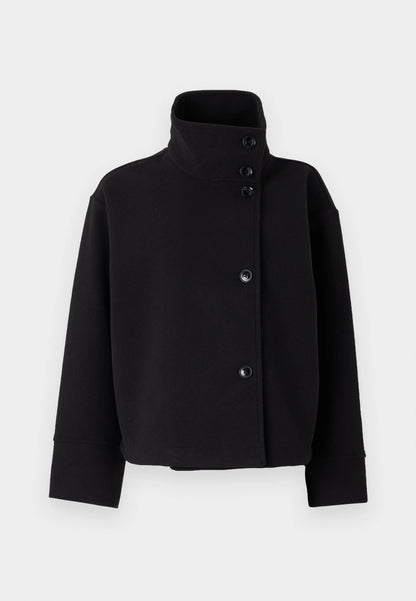 Short Felt Trench Coat
