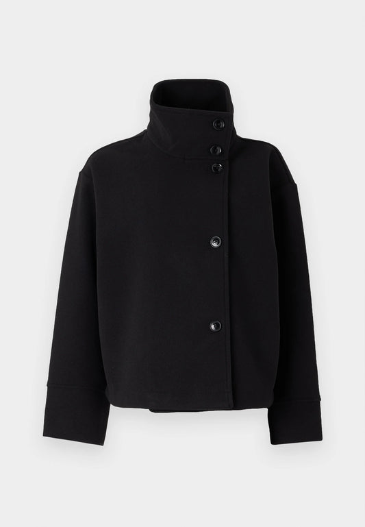 Short Felt Trench Coat