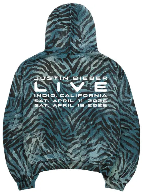 Coachella Zebra Hoodie