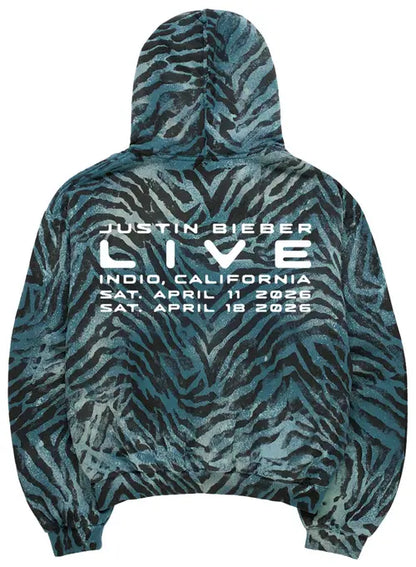 Coachella Zebra Hoodie