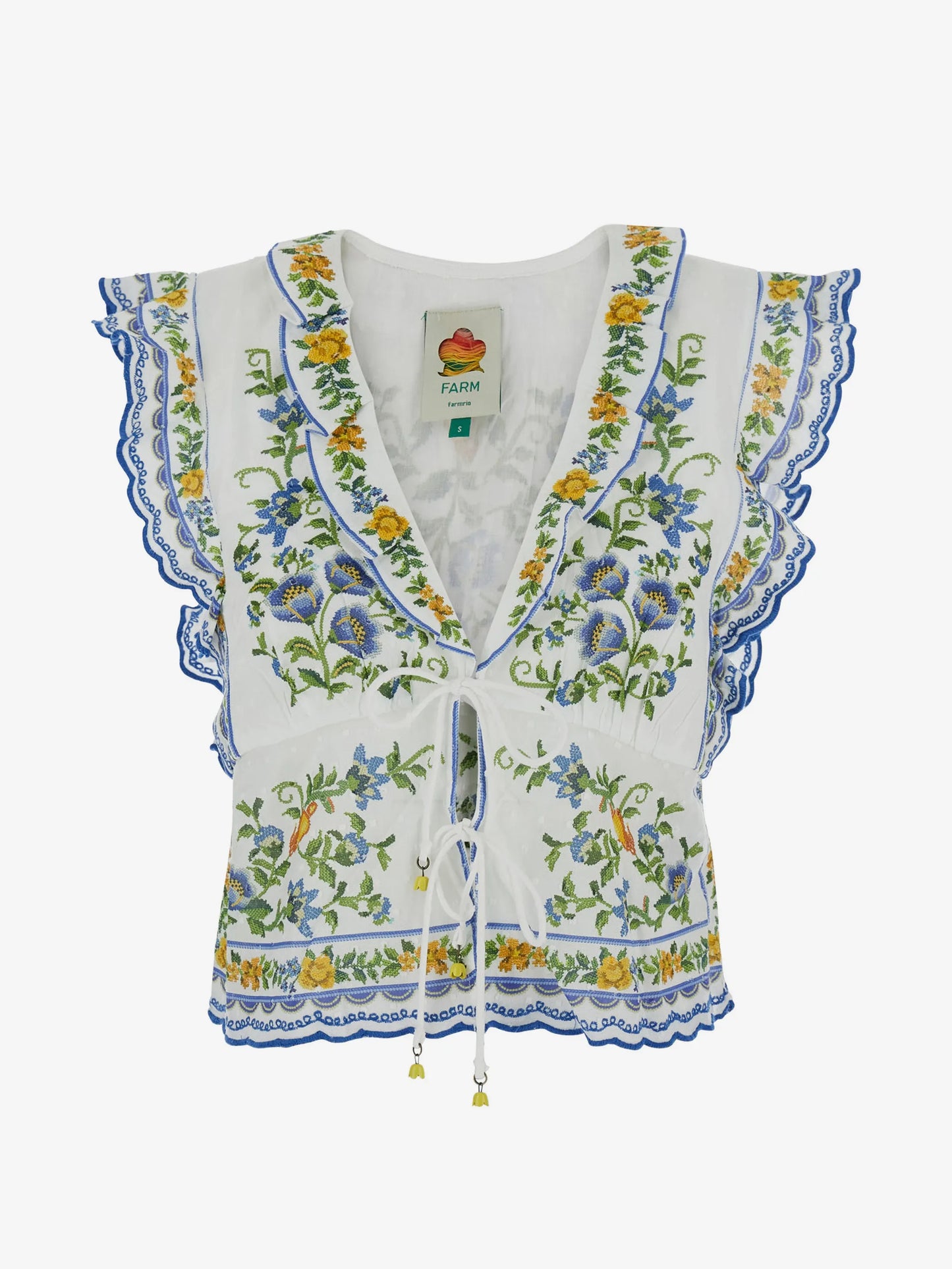 Emily Floral Tapestry Blouse