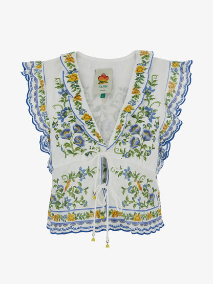 Emily Floral Tapestry Blouse
