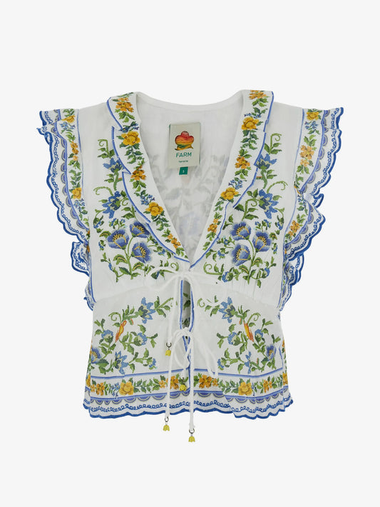 Emily Floral Tapestry Blouse