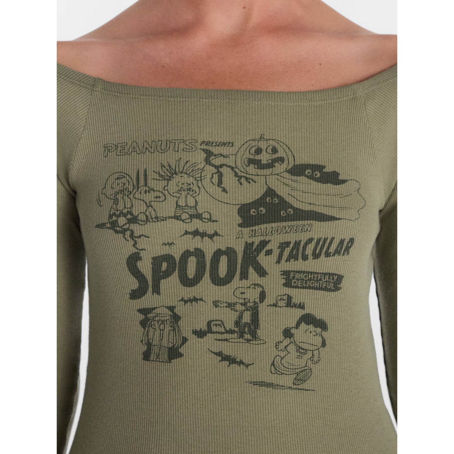Peanuts Women's Halloween Graphic Long Sleeves