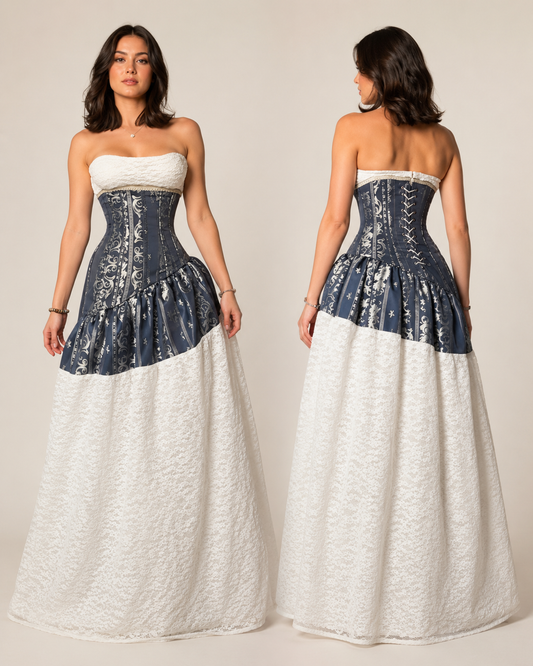 Ornare Damask Ball Gown