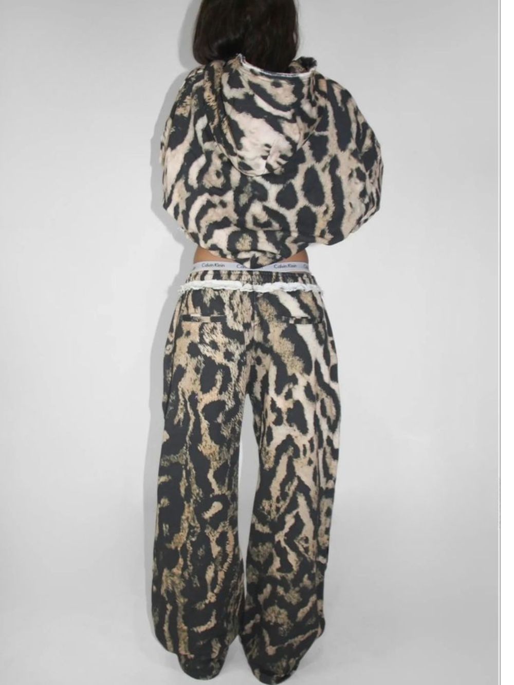 Leopard Hoodie & Sweats Set