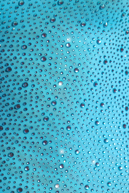 Blue Sequinned Dress