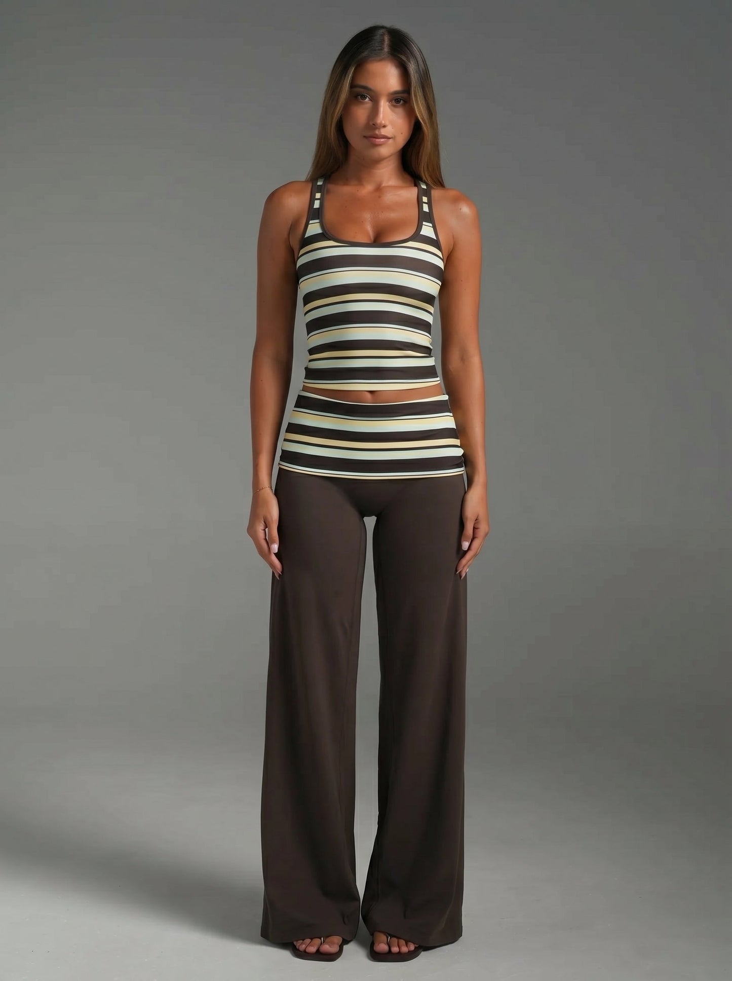Paradise Stripe Top & Pants Sets