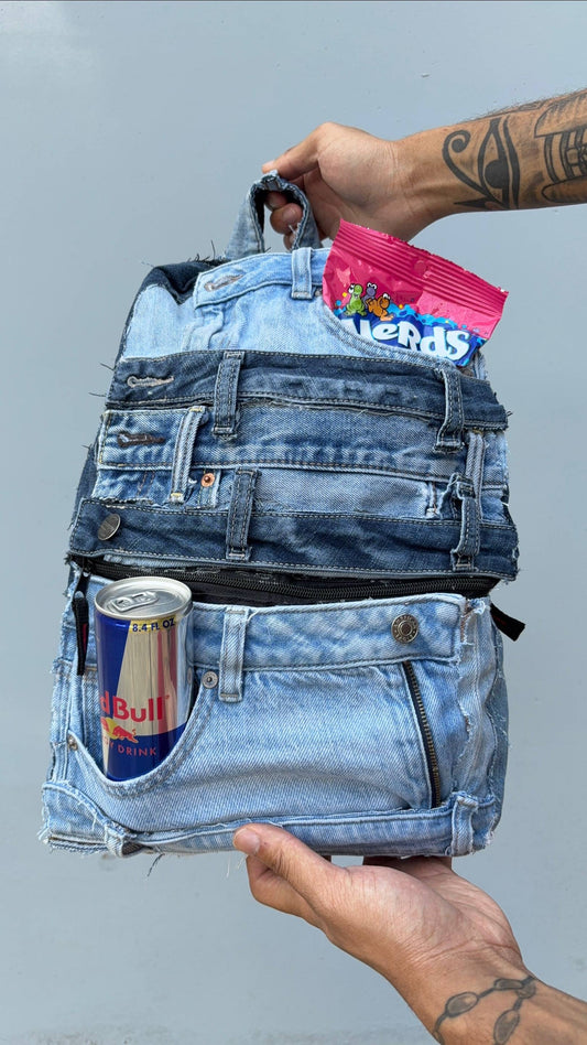 Denim Backpack
