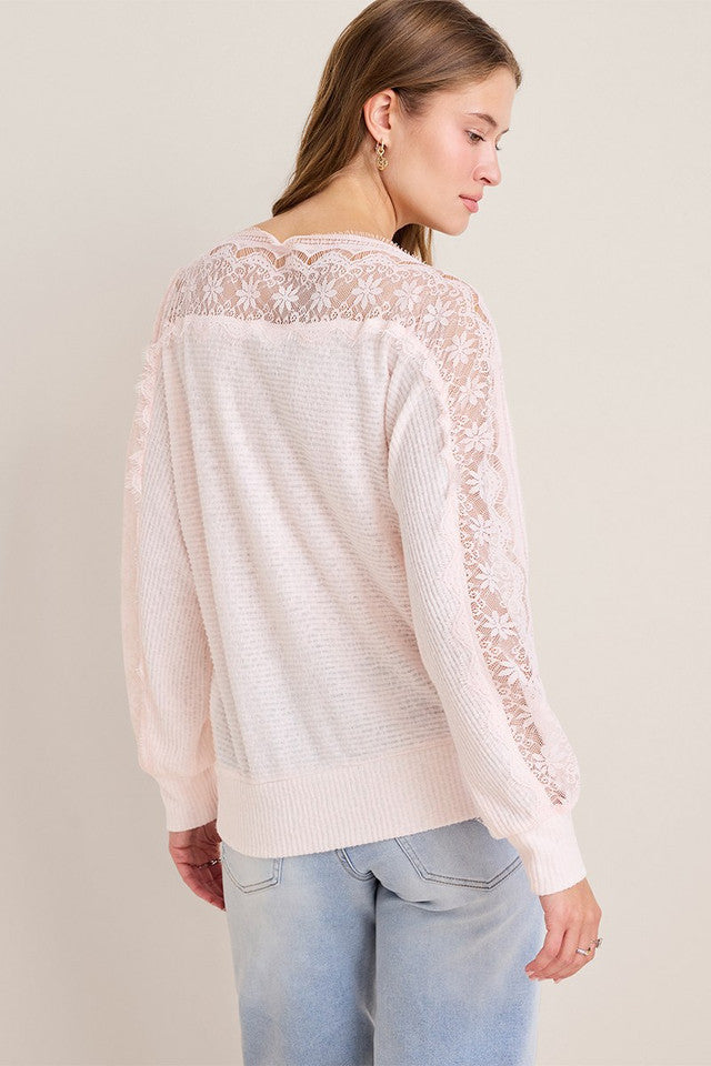 Lace Dolman Top